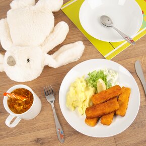 Mělký dětský talíř pr. 21 cm