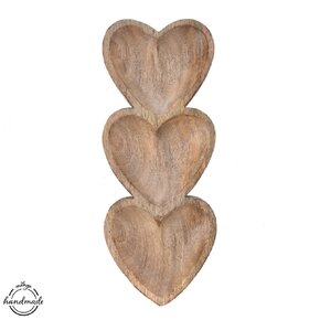 Servírovací miska dělená MANGO srdce