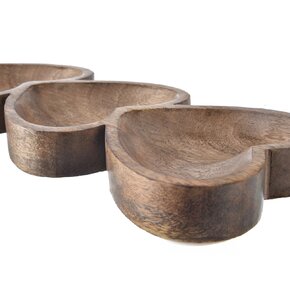 Servírovací miska dělená MANGO srdce