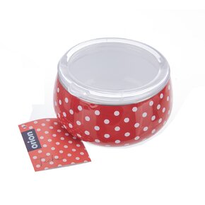 Miska TEČKA Lem s víčkem pr. 13 cm