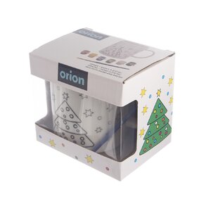 Hrnek s barvami a štětcem STROMEK 0,38 l