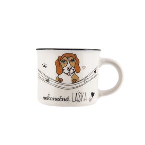 Hrnek NEKONEČNÁ LÁSKA pes 0,1 l