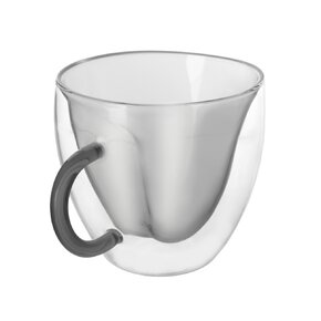 Dvoustěnný hrnek DOUBLE srdce 0,33 l 2 ks