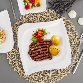 Mělký talíř MONA Musica 25x25 cm