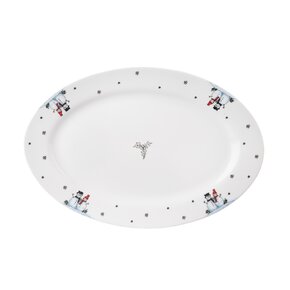 Servírovací talíř SNĚHULÁK 30x20,5 cm