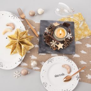 Dezertní talíř VLOČKA pr. 20 cm