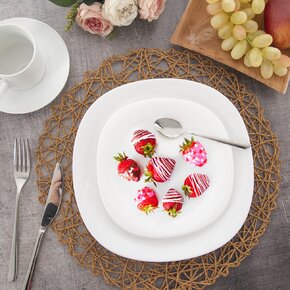 Dezertní talíř LUNA 20x20 cm