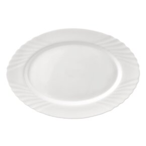Servírovací talíř LUNA vlnky 35x24 cm