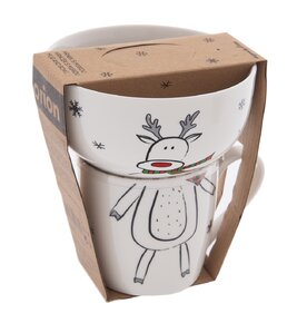 Hrnek s miskou sob 0,35 l