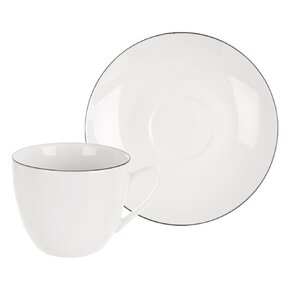 Hrnek s podšálkem Decora cappuccino 0,21 l 2 ks