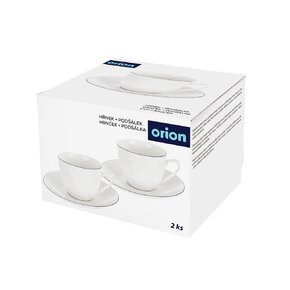 Hrnek s podšálkem Decora cappuccino 0,21 l 2 ks