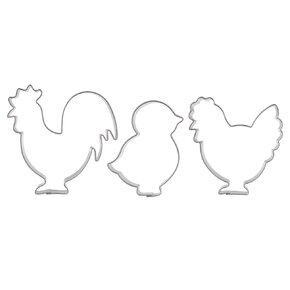 Vykrajovačka jaro 3 ks