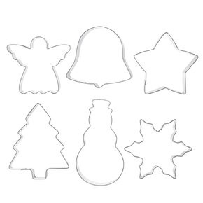 Vykrajovačky SNĚHULÁK sada 6 ks