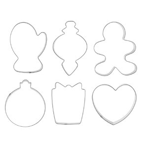 Vykrajovačky Vánoční ozdoba 6 ks
