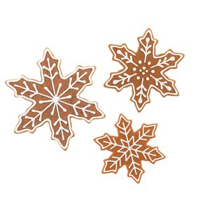 Vykrajovačka hvězda VLOČKA 4 ks