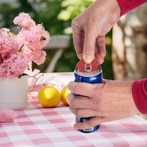 Otvírák-krytka na nápojové plechovky 6 ks