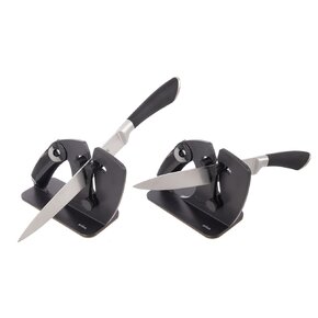 Ostřič nožů V s rukojetí 2v1