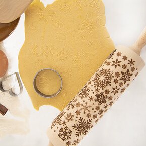 Váleček na těsto VLOČKA 20 cm 