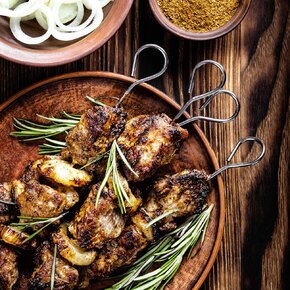 Grilovací jehly na potraviny 6 ks