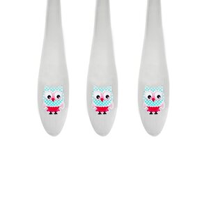 Jídelní dětský příbor SOVA 3 díly