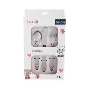 Jídelní dětský příbor KOCOUŘI 3 díly