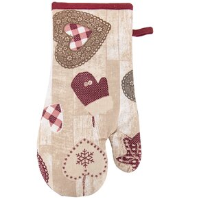 Kuchyňská chňapka s magnetem SRDCE