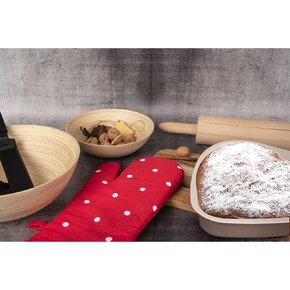 Kuchyňská chňapka s magnetem TEČKA