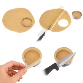 Formička-ráfek na pečení tartaletky 6 ks