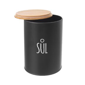 Dóza Sůl BLACK pr. 11 cm