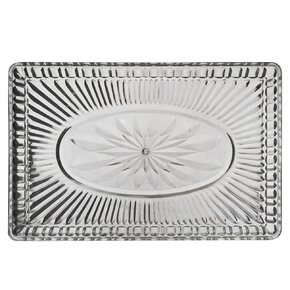 Servírovací tác Krystal 33x21,5 cm