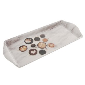 Servírovací tác káva 39,5x16,5 cm