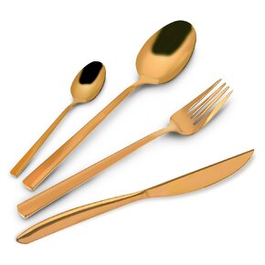 Jídelní příbory Gold 24 dílů