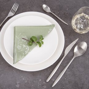 Jídelní příbory Matt silver 24 dílů