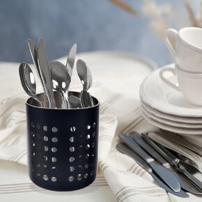 Stojan na příbory BLACK pr. 10,5 cm