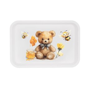 Servírovací dětský tác MEDVÍDEK 30,5x21 cm