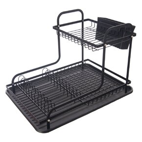 Odkapávač na nádobí RADKA s podnosem 2 patra