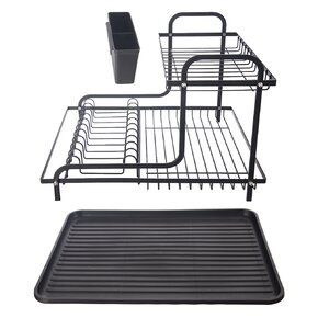 Odkapávač na nádobí RADKA s podnosem 2 patra