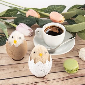 Velikonoční dekorace kuře ve skořápce