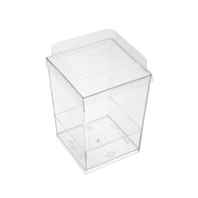 Pohárek s víčkem panna cotta 0,17 l 4 ks