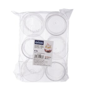 Pohárek s víčkem na dezert 0,17 l 6 ks