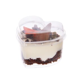 Pohárek s víčkem na dezert 0,14 l 4 ks
