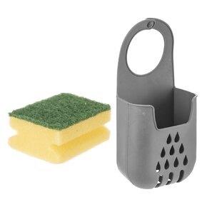 Držák na houbu na nádobí s houbičkou