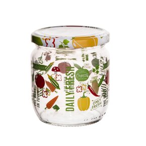 Zavařovací sklenice s víčkem 0,425 l 4 ks