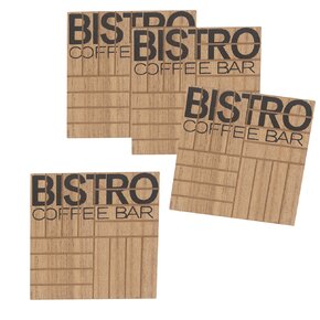 Podtácek Bistro se stojanem 4 ks