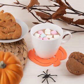 Podtácek Halloween dýně 4 ks