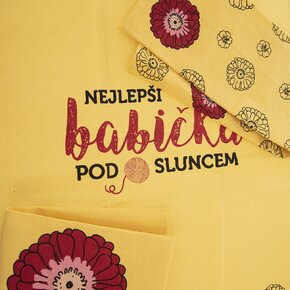 Kuchyňská utěrka NEJLEPŠÍ BABIČKA 3 ks