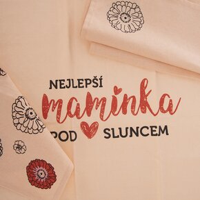 Kuchyňská utěrka NEJLEPŠÍ MAMINKA 3 ks