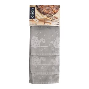 Kuchyňská utěrka kočky 3 ks