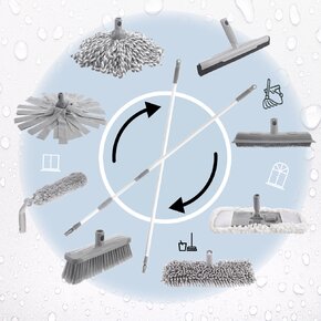 Hlava na mop s návlekem CLEAN SYSTEM oboustranný 