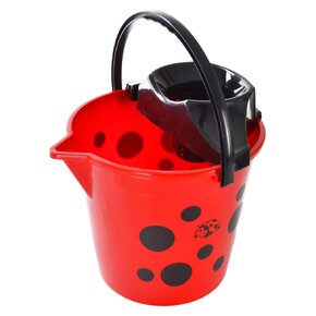 Vědro k mopu beruška 10 l